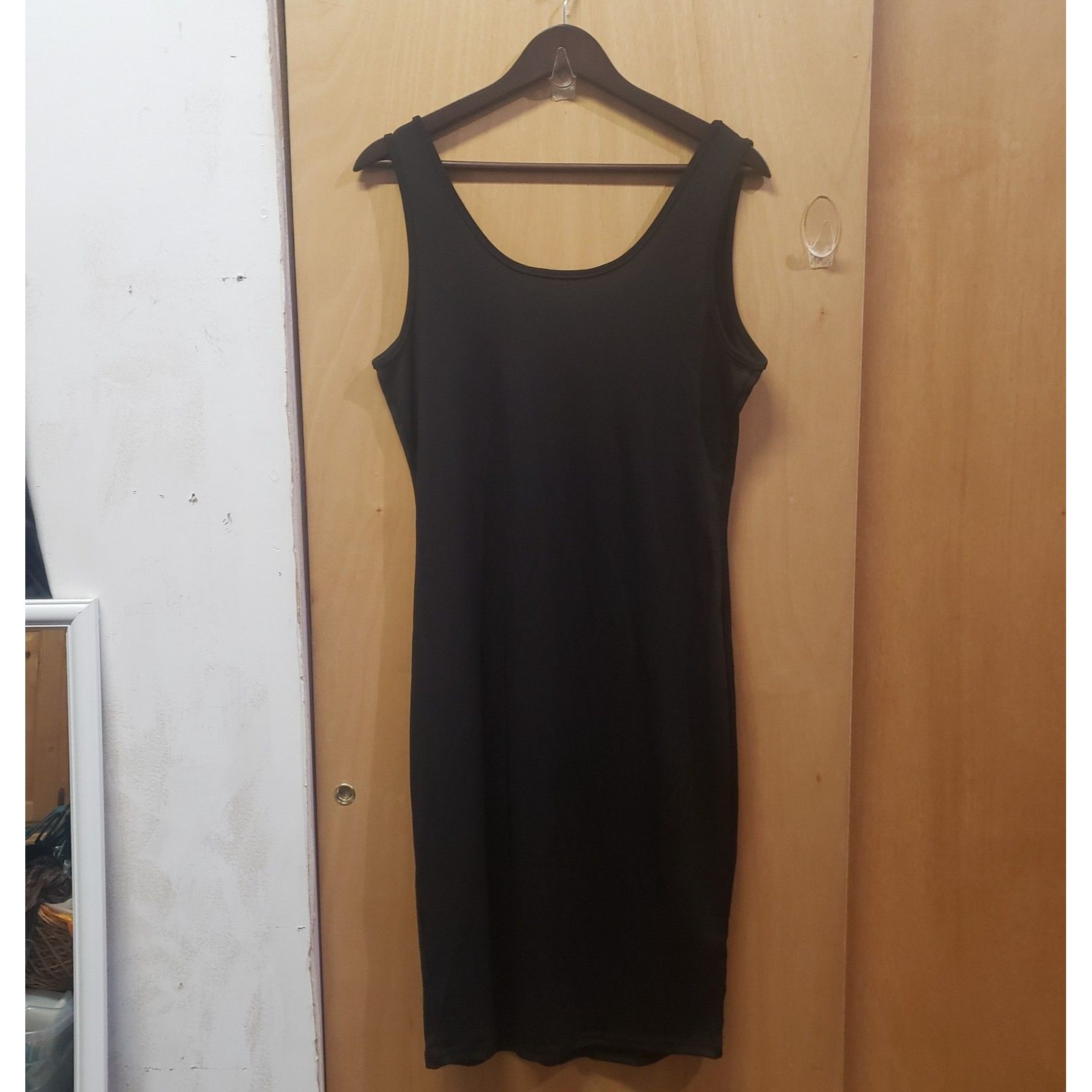 Shein Tank Dress Black Sz Xl Ppp *Like New